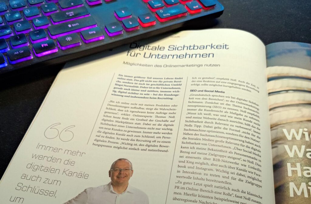 Thomas Noll im IHK-Wirtschaftsmagazin Fulda