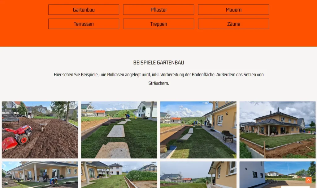 Gartenbau Valy Beispiele Gartenbau