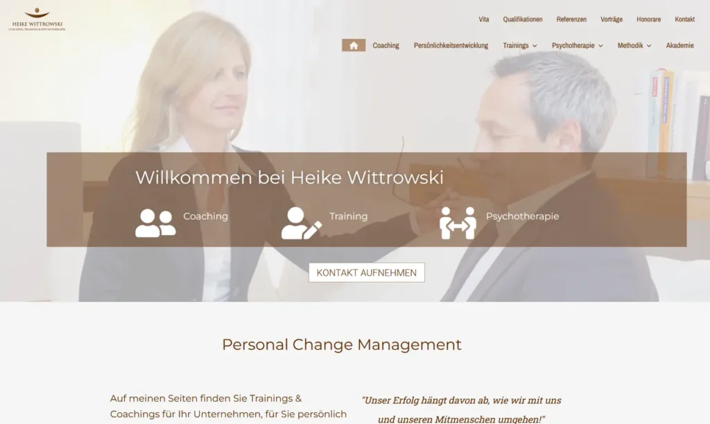 Website von Heike Wittrowski 2024