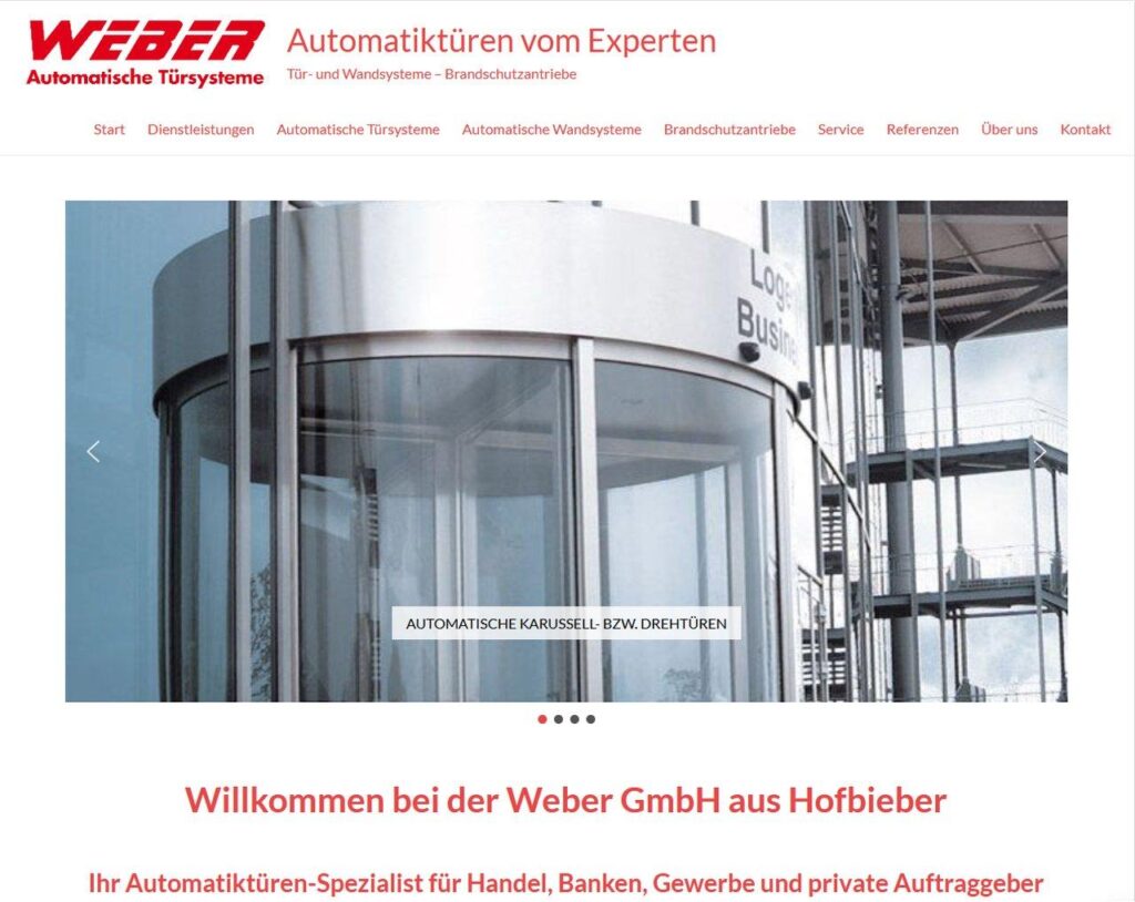 Weber Automatiktüren